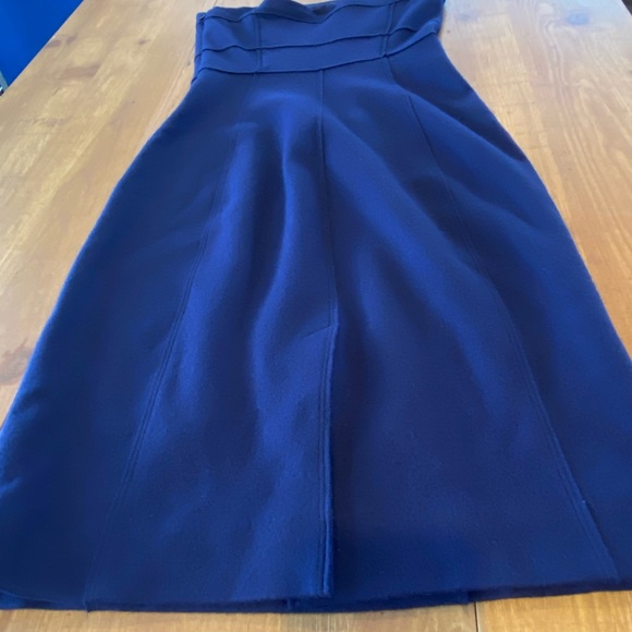 Susana Monaco Elegant Strapless Large Button Dress - Picture 5 of 7